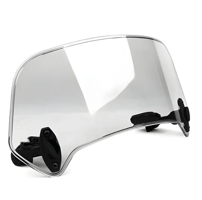 Customizable Motorcycle Windshield Attachment with Clamp System