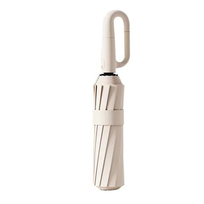 Compact Travel Umbrella with Reflective Safety Trim