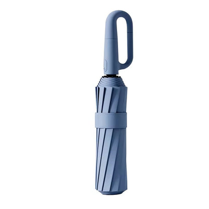 Compact Travel Umbrella with Reflective Safety Trim
