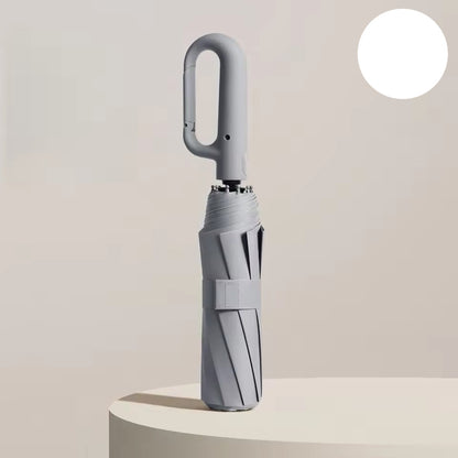 Compact Travel Umbrella with Reflective Safety Trim
