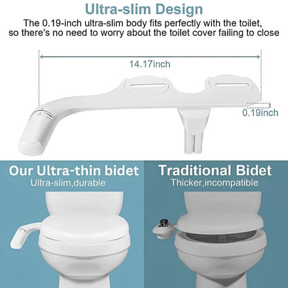 Smart Toilet Bidet Attachment with Dual Cleaning Modes