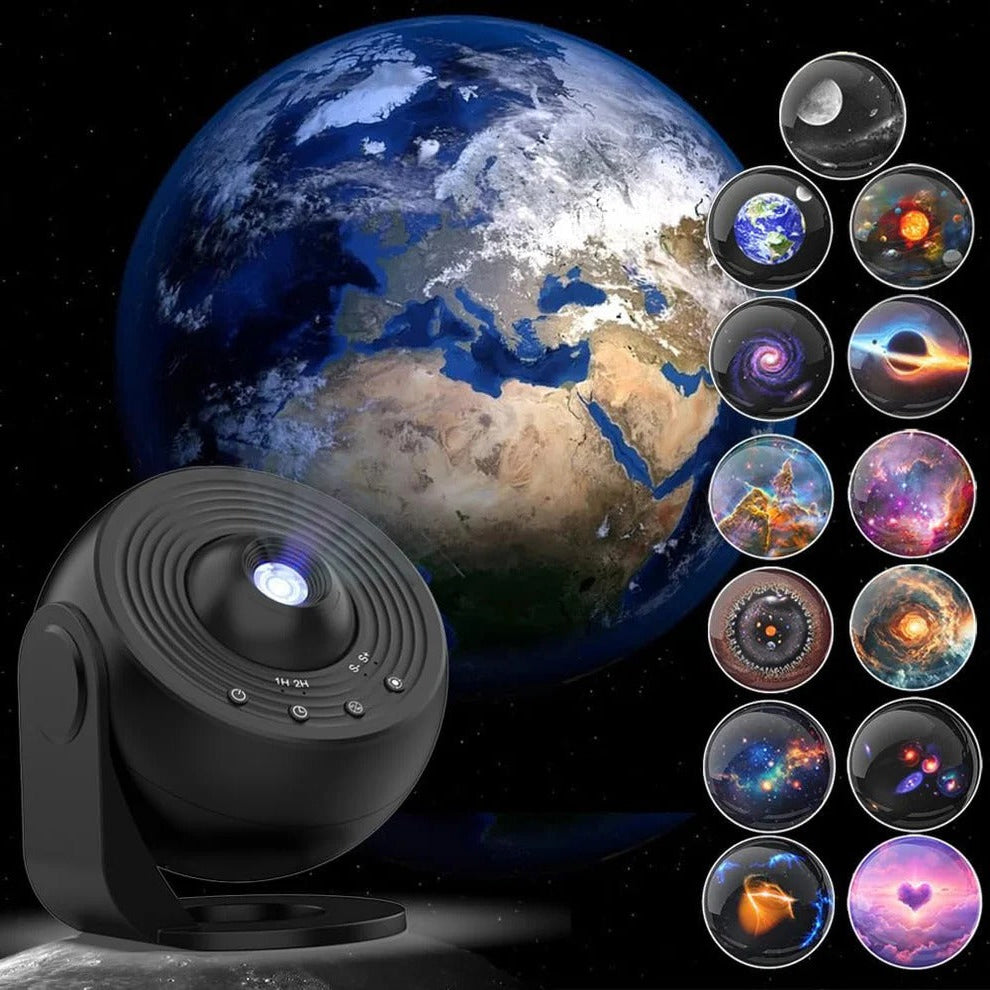 Celestial Dream Projector with Rotating Cosmic Scenes