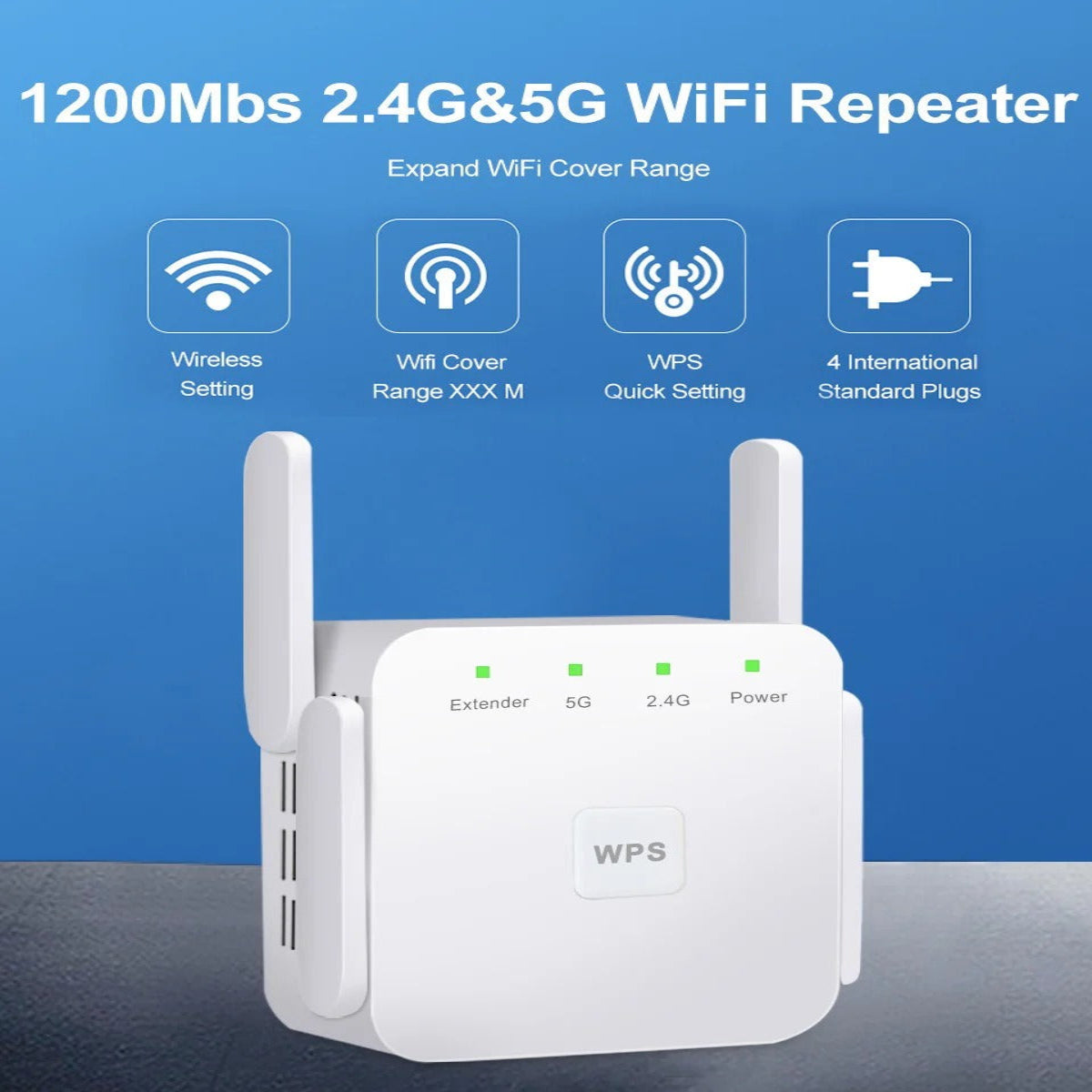 Seamless WiFi Range Extender and 5G Signal Enhancer