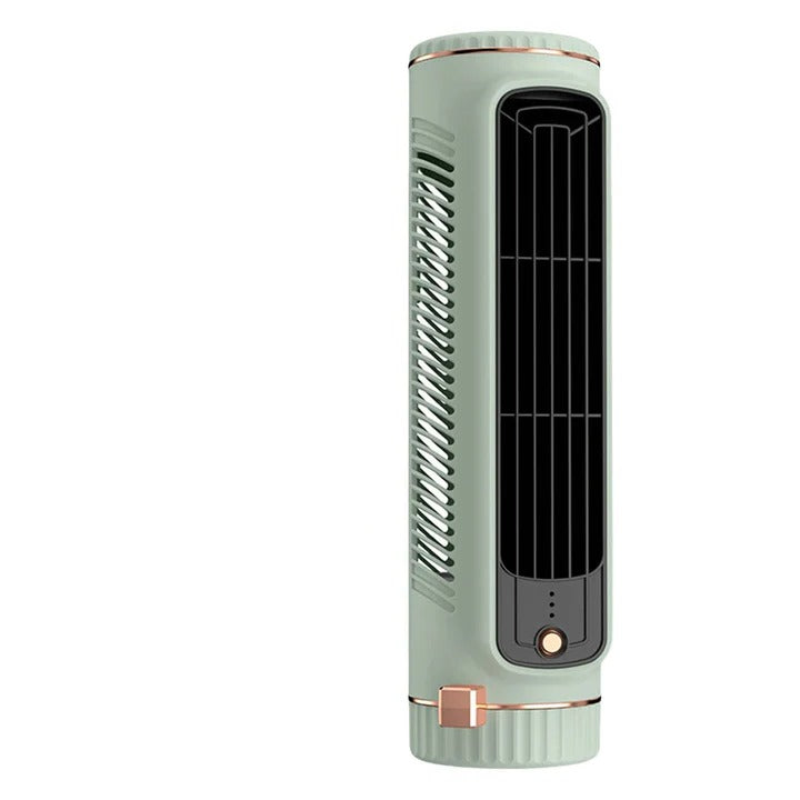 Compact Cordless Tower Fan with Rechargeable USB Power