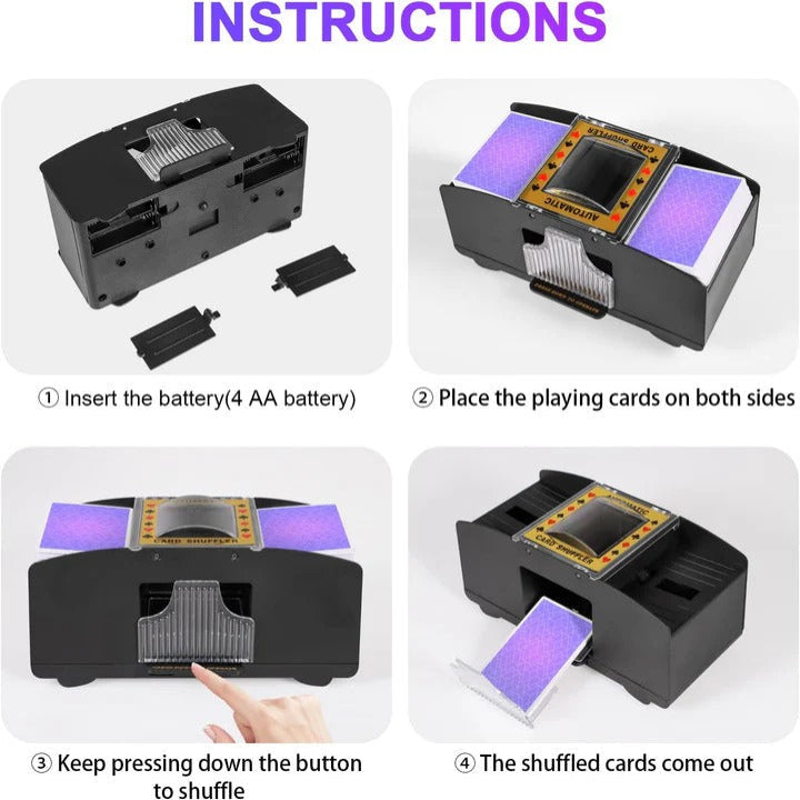 Effortless Card Shuffling Machine for Seamless Game Nights