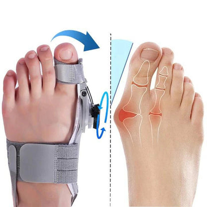 Ergonomic Toe Alignment Support with Adjustable Tension Control