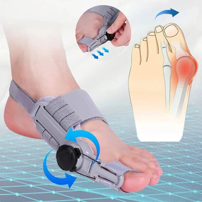 Ergonomic Toe Alignment Support with Adjustable Tension Control