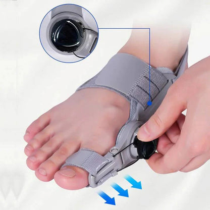 Ergonomic Toe Alignment Support with Adjustable Tension Control