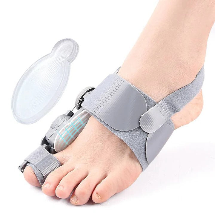 Ergonomic Toe Alignment Support with Adjustable Tension Control