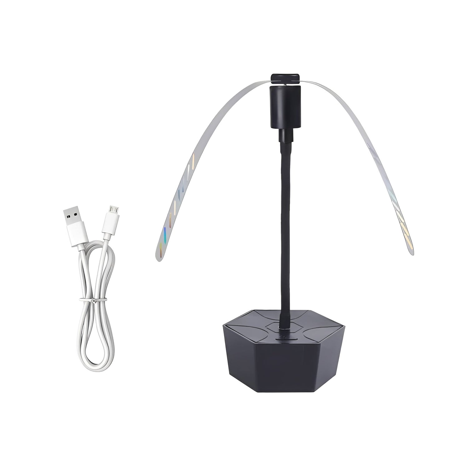 Compact Insect Shield Fan with USB Recharge or Battery Operation