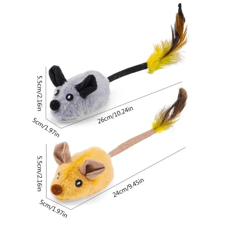 USB Rechargeable Playful Mouse Toy for Cats