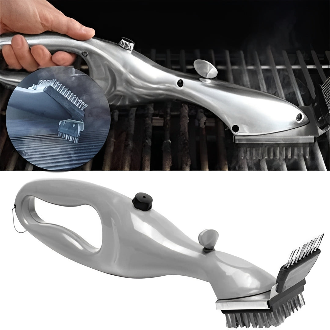 Ultimate Steam-Assist Grill Cleaner and BBQ Brush