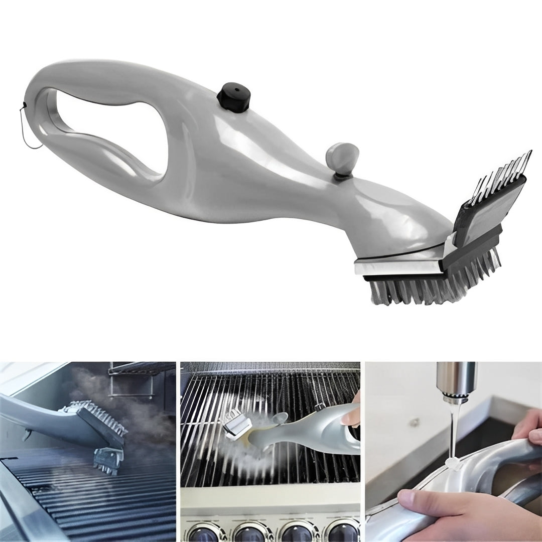 Ultimate Steam-Assist Grill Cleaner and BBQ Brush