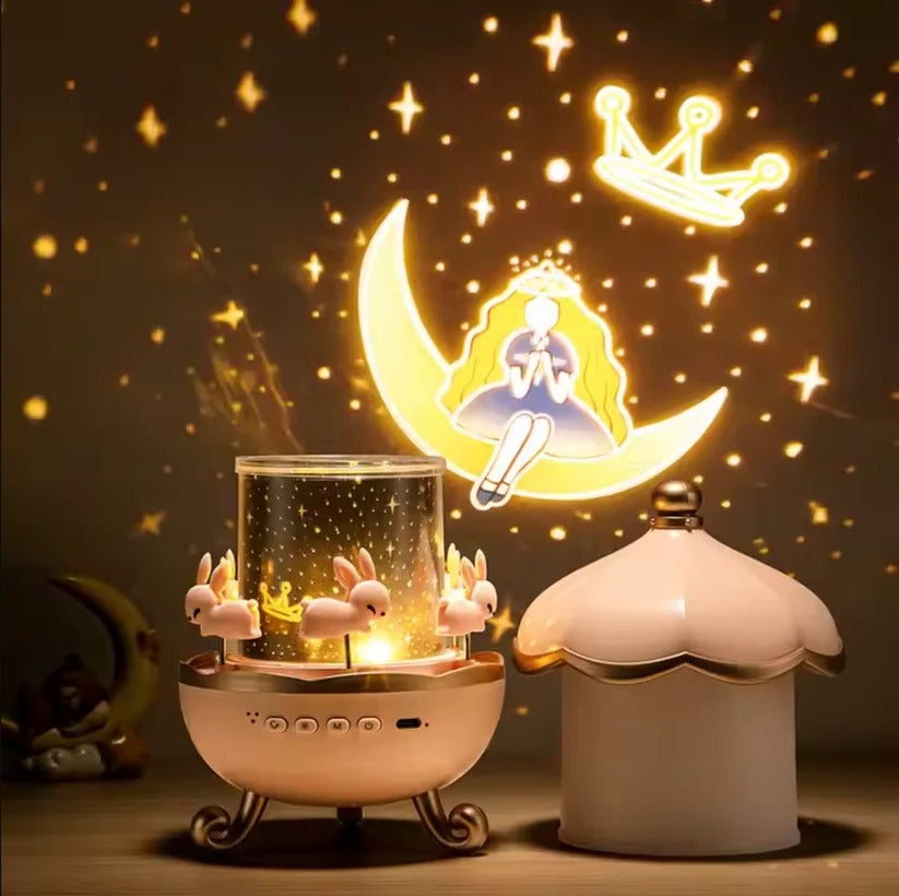 Enchanting Bluetooth Projector with Calming Night Light