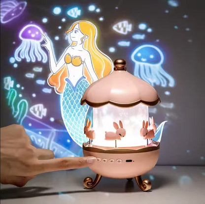 Enchanting Bluetooth Projector with Calming Night Light