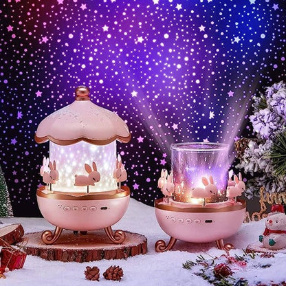 Enchanting Bluetooth Projector with Calming Night Light