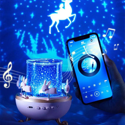Enchanting Bluetooth Projector with Calming Night Light