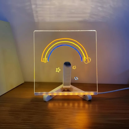 GlowBoard: Illuminated Acrylic LED Message Canvas