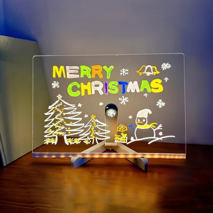 GlowBoard: Illuminated Acrylic LED Message Canvas