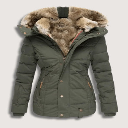 Stylish Insulated Winter Parka Jacket for Women