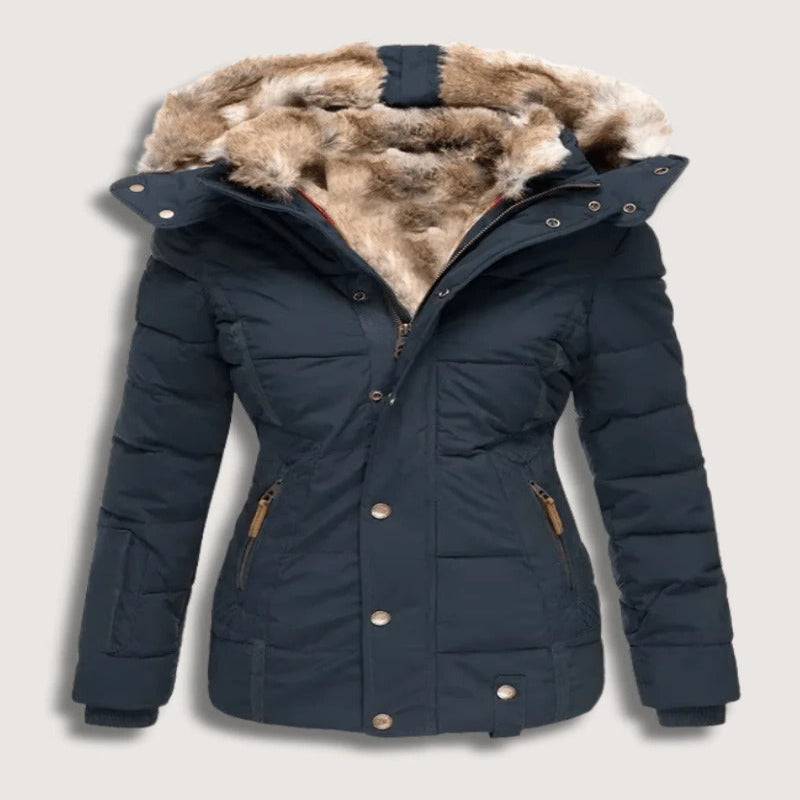 Stylish Insulated Winter Parka Jacket for Women