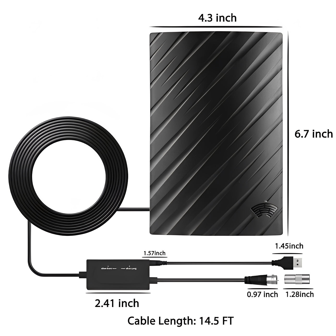 UltraClear Indoor Antenna for 4K Television Viewing