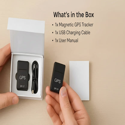 Compact GPS Tracker with Magnetic Attachment for Vehicles