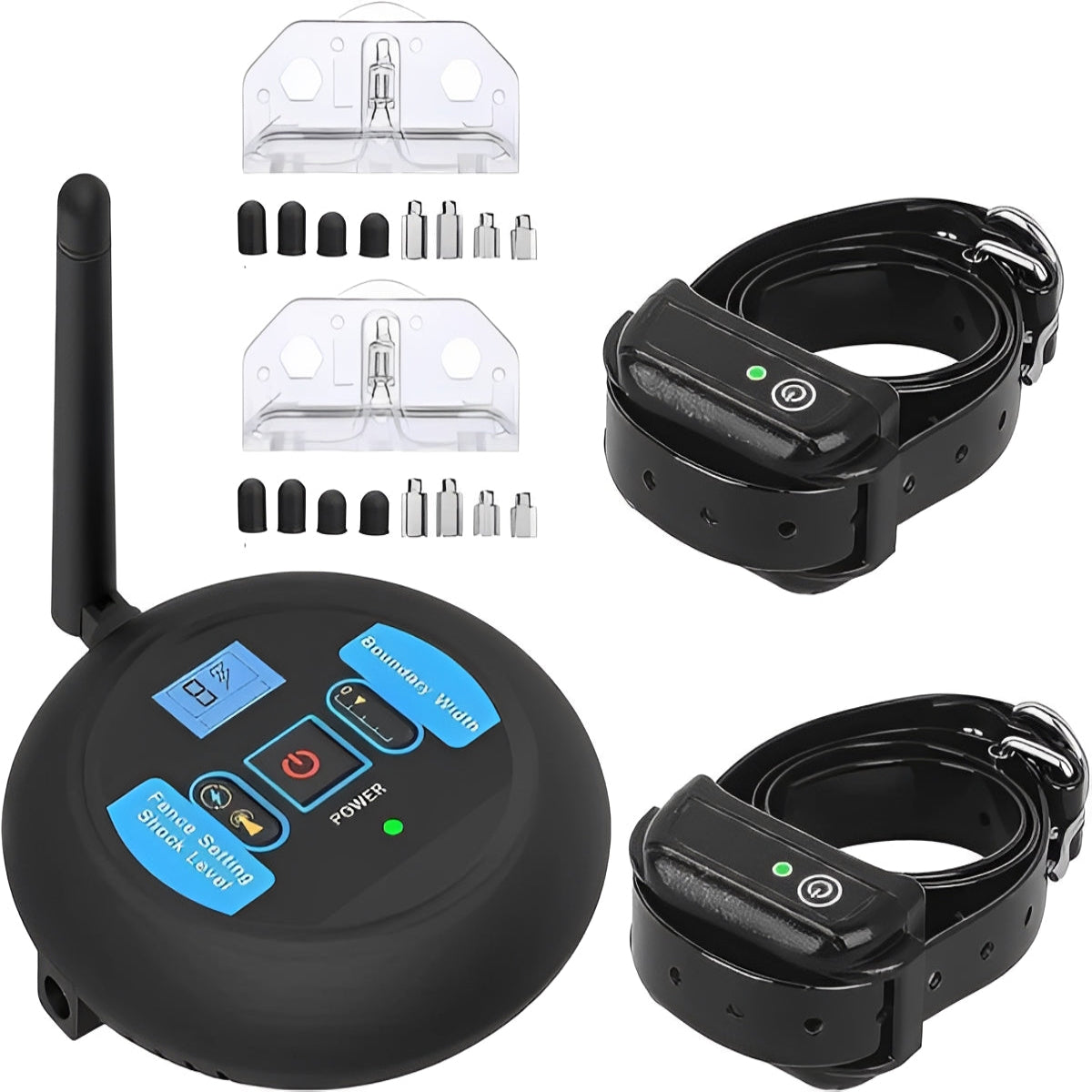 Portable Wireless Pet Safety Barrier with Coaching Features