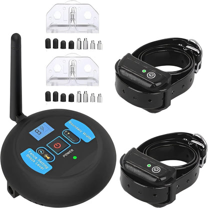 Portable Wireless Pet Safety Barrier with Coaching Features