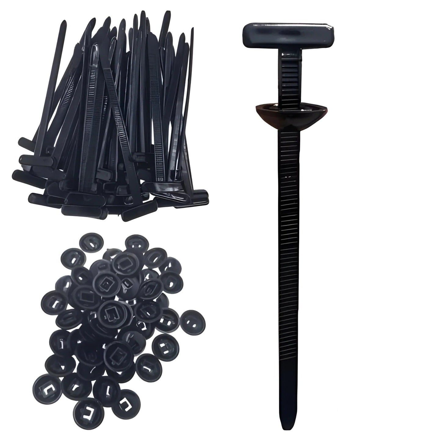 Durable Cable Management Ties - 50-Pack for Easy Organization