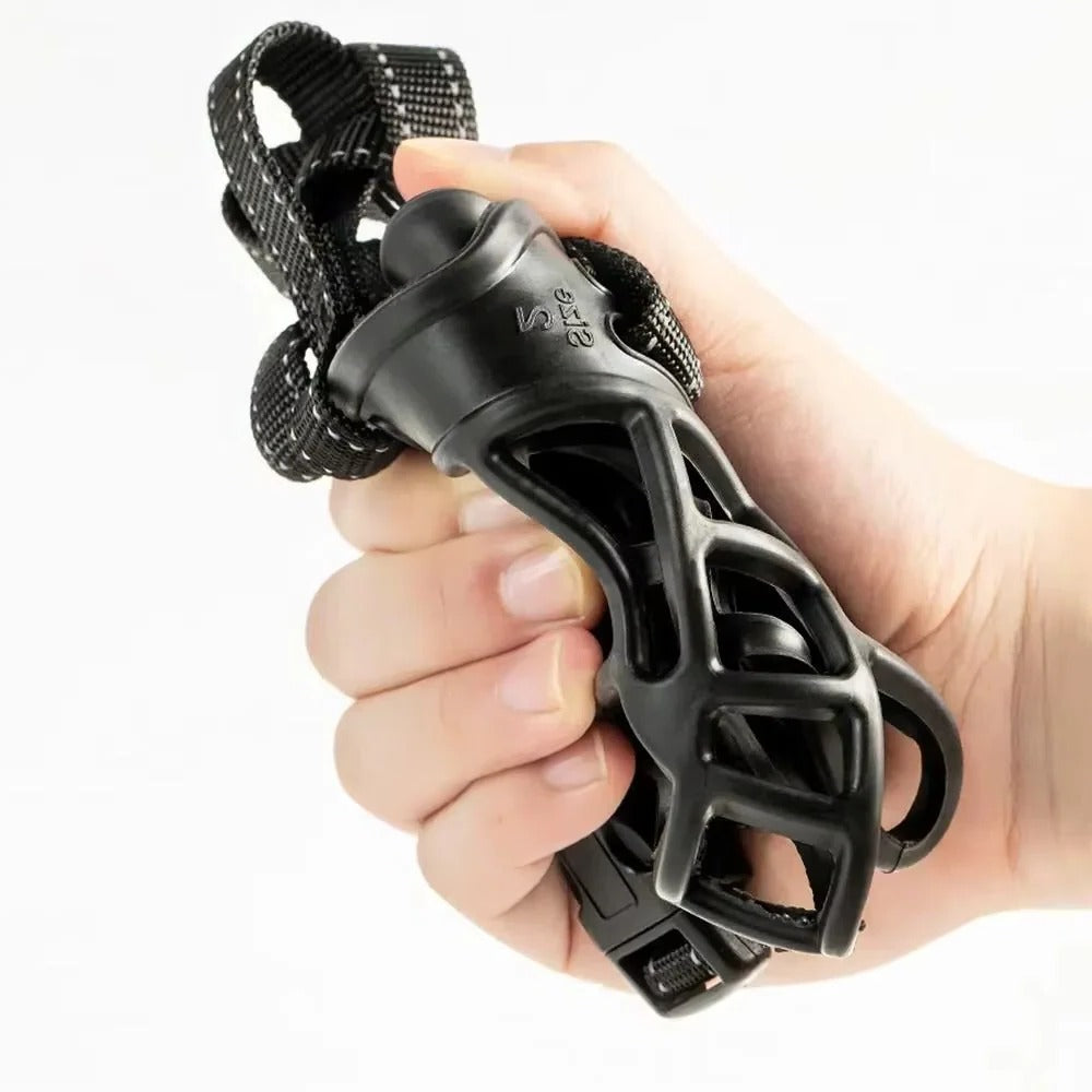 Comfortable Canine Muzzle with Reflective Safety Strips