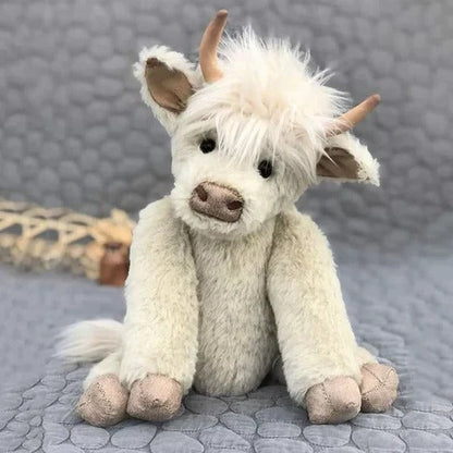 Adorable Cow Plush Companion with Sound and Flexible Features