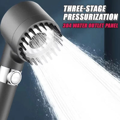 Versatile Shower Head with Integrated Filter and Massage Feature