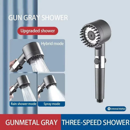 Versatile Shower Head with Integrated Filter and Massage Feature