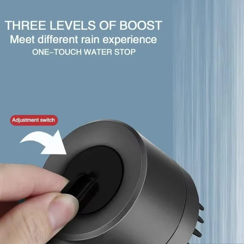 Versatile Shower Head with Integrated Filter and Massage Feature