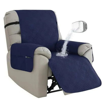 Water-Resistant Recliner Cover with Non-Slip Backing