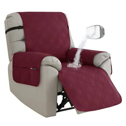 Water-Resistant Recliner Cover with Non-Slip Backing