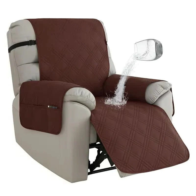 Water-Resistant Recliner Cover with Non-Slip Backing