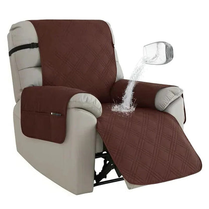 Water-Resistant Recliner Cover with Non-Slip Backing