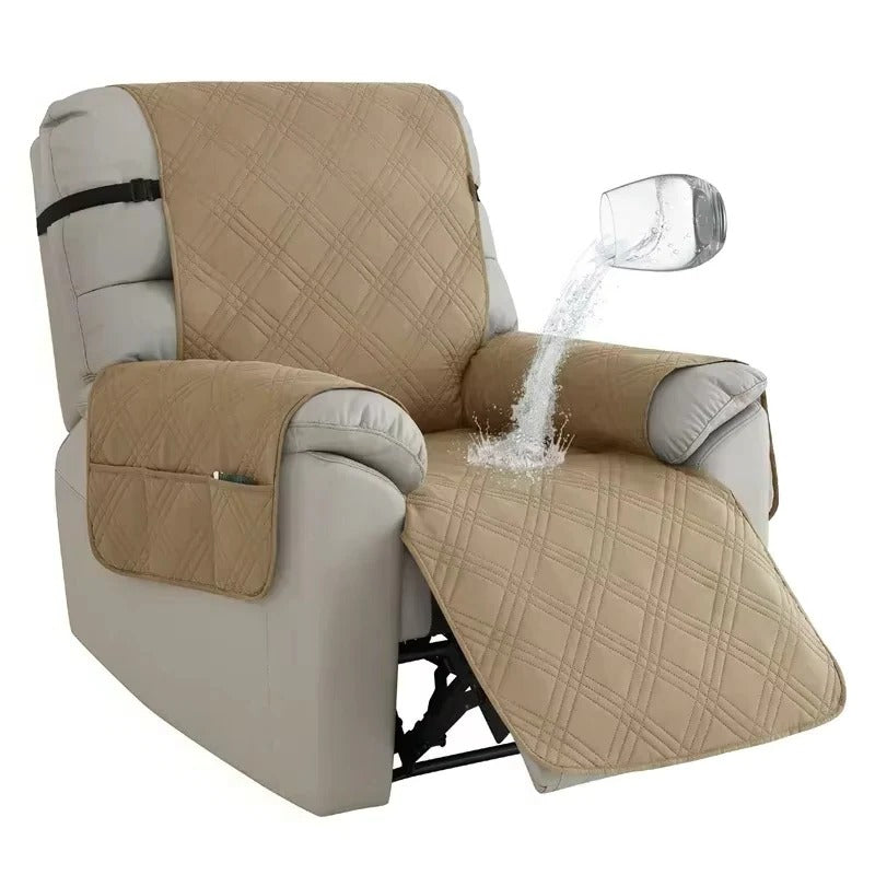 Water-Resistant Recliner Cover with Non-Slip Backing