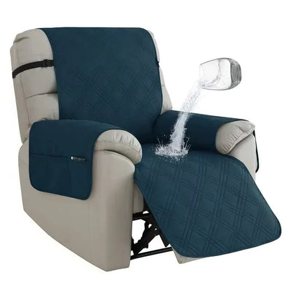 Water-Resistant Recliner Cover with Non-Slip Backing