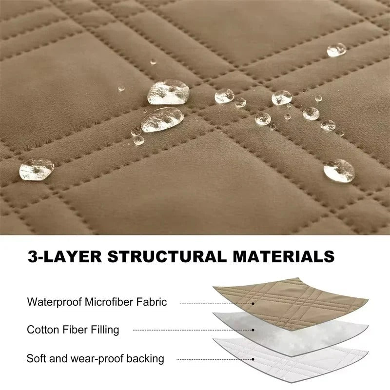 Water-Resistant Recliner Cover with Non-Slip Backing