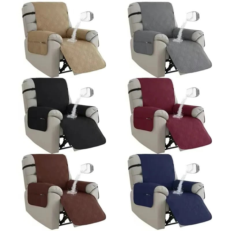 Water-Resistant Recliner Cover with Non-Slip Backing