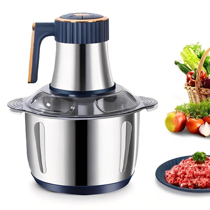 Versatile Electric Food Processor with 5 Speed Settings