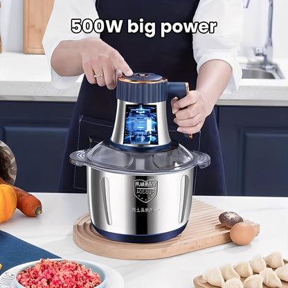 Versatile Electric Food Processor with 5 Speed Settings