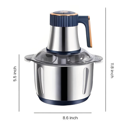 Versatile Electric Food Processor with 5 Speed Settings