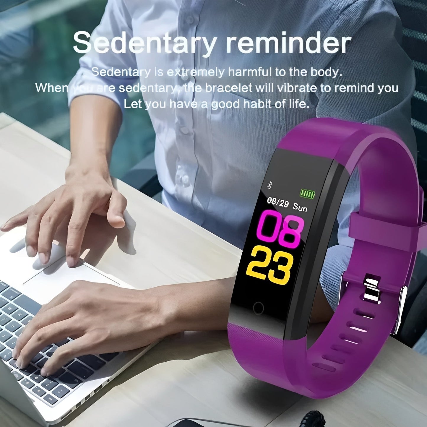 Versatile Activity Tracker Smartwatch with Clear Digital Readout
