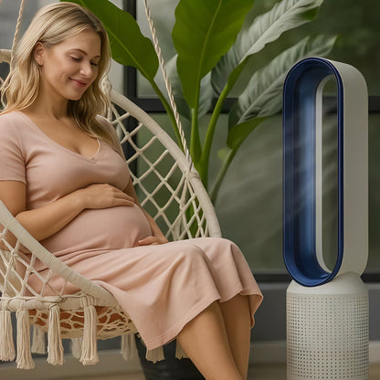 Safe and Quiet Airflow Tower Fan with Remote Control