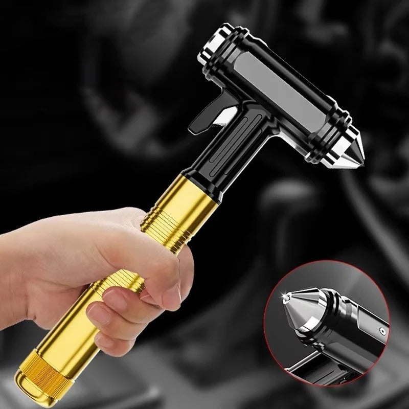Emergency Escape Tool: Window Breaker & Seatbelt Cutter