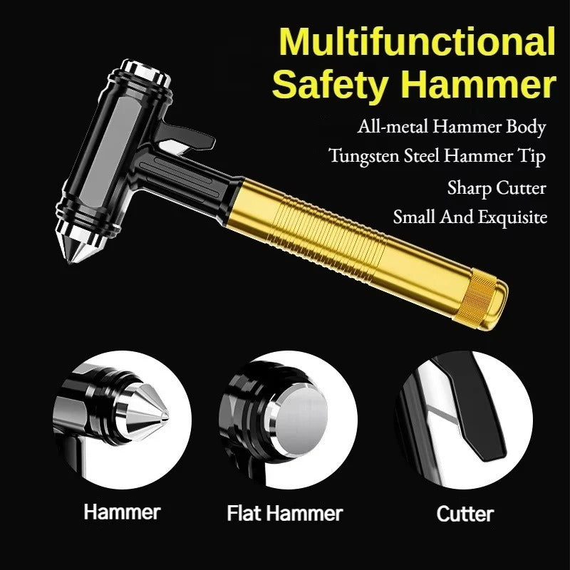 Emergency Escape Tool: Window Breaker & Seatbelt Cutter